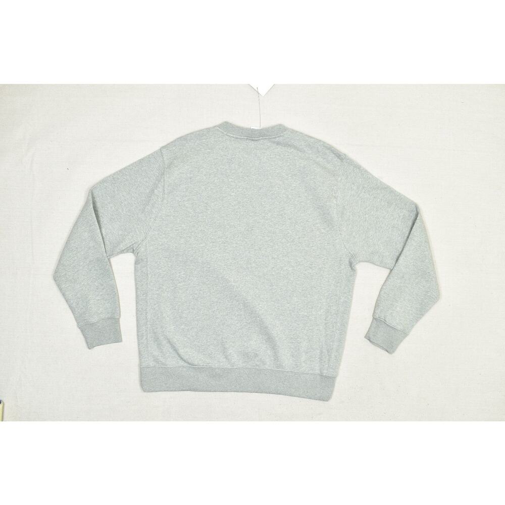 NEW Nike Sportswear Fleece Grey Heather Crewneck Sweatshirt Sz L BV2662-063 Larg - Picture 6 of 8